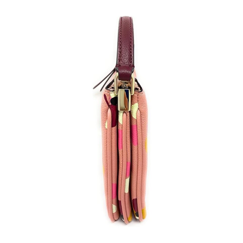 Kate Spade New York Triple Gusset Crossbody - Dusk Buds Pink Multi - Picture 5 of 7